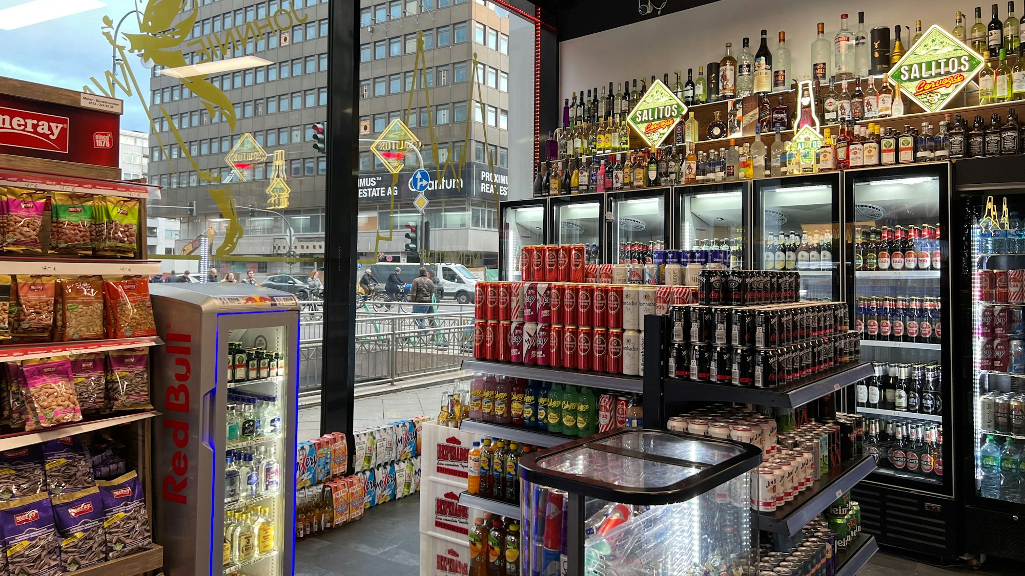 All-In-Kiosk am Friesenplatz in der Kölner Innenstadt
Julius Stockheim