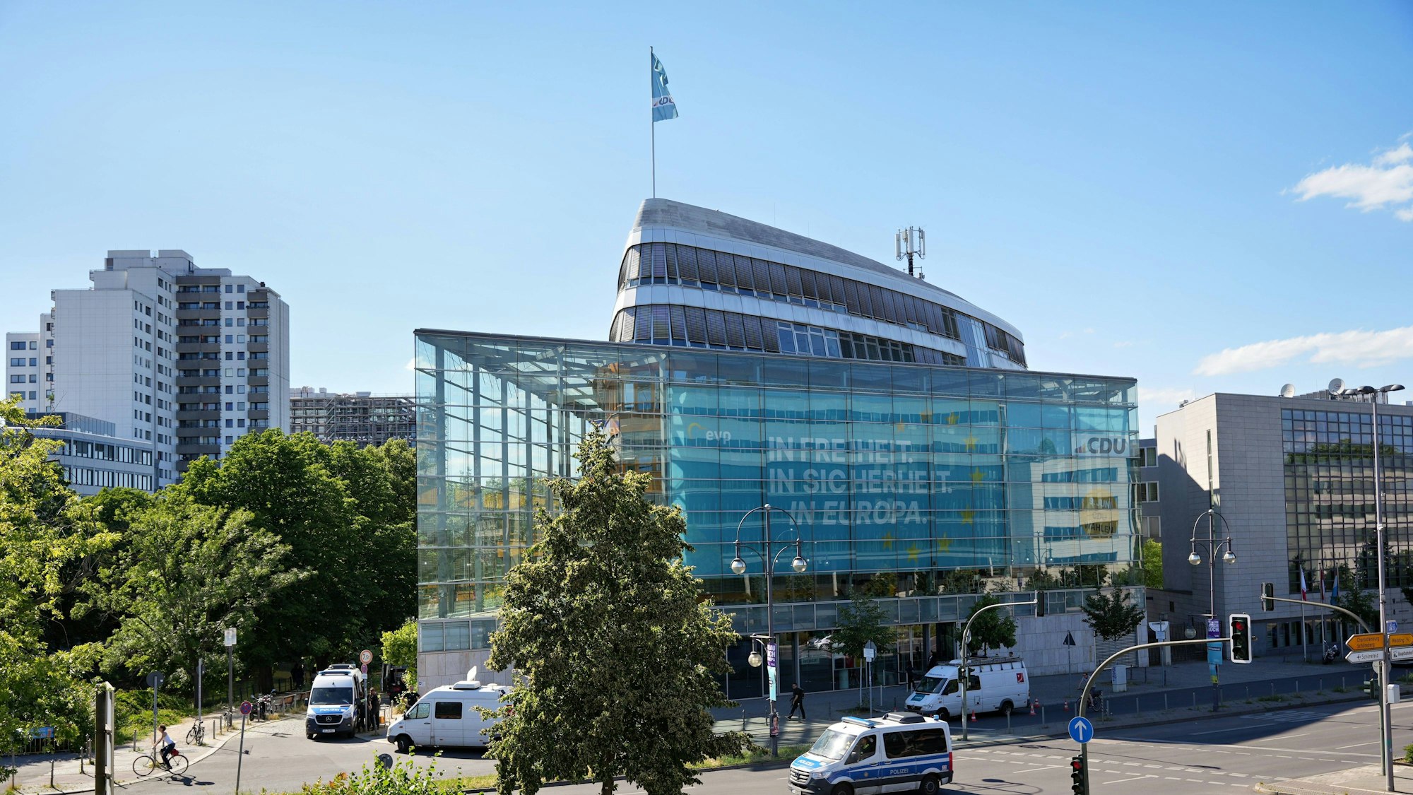 Die CDU-Bundesgeschäftsstelle Konrad-Adenauer-Haus