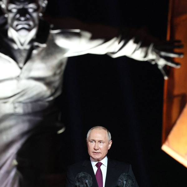 Wladimir Putin beim Gedenken an die Schlacht von Kursk im Zweiten Weltkrieg am 23. August 2023. Auch in der Gegenwart ist die russische Region wieder ein Thema für den Kremlchef. (Archivbild)