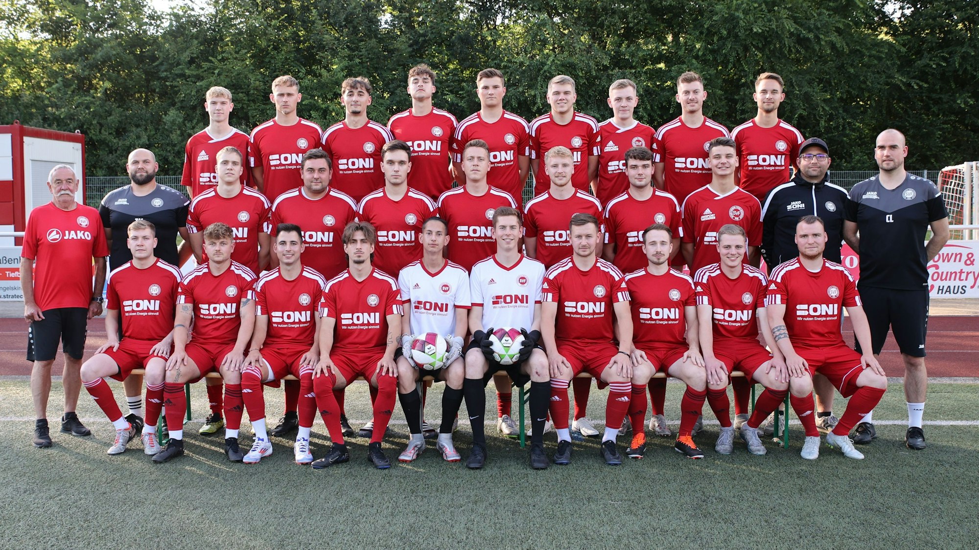 Mannschaftsfoto des SV Frielingsdorf.