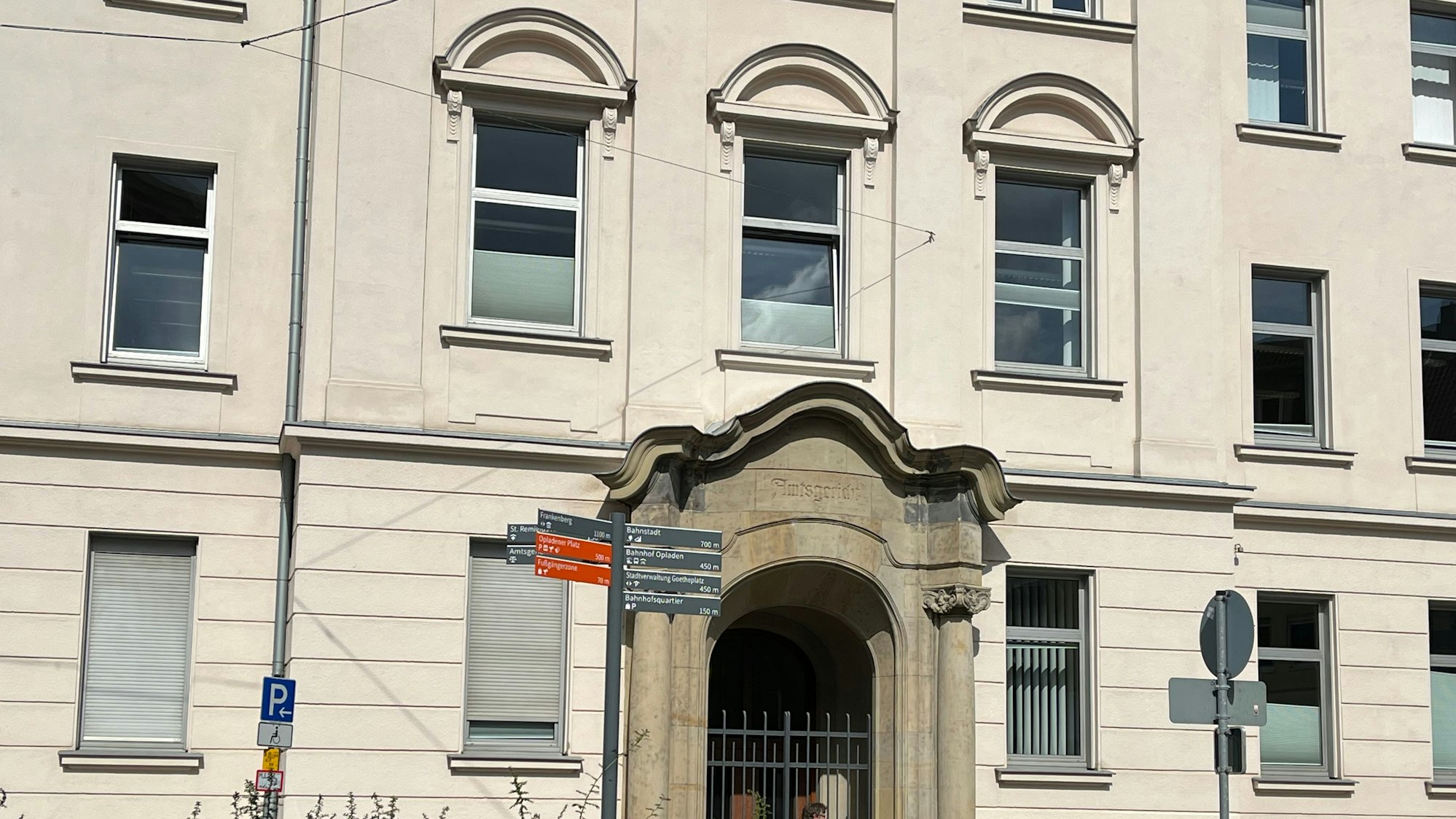 Der Altbau des Amtsgerichts in Opladen