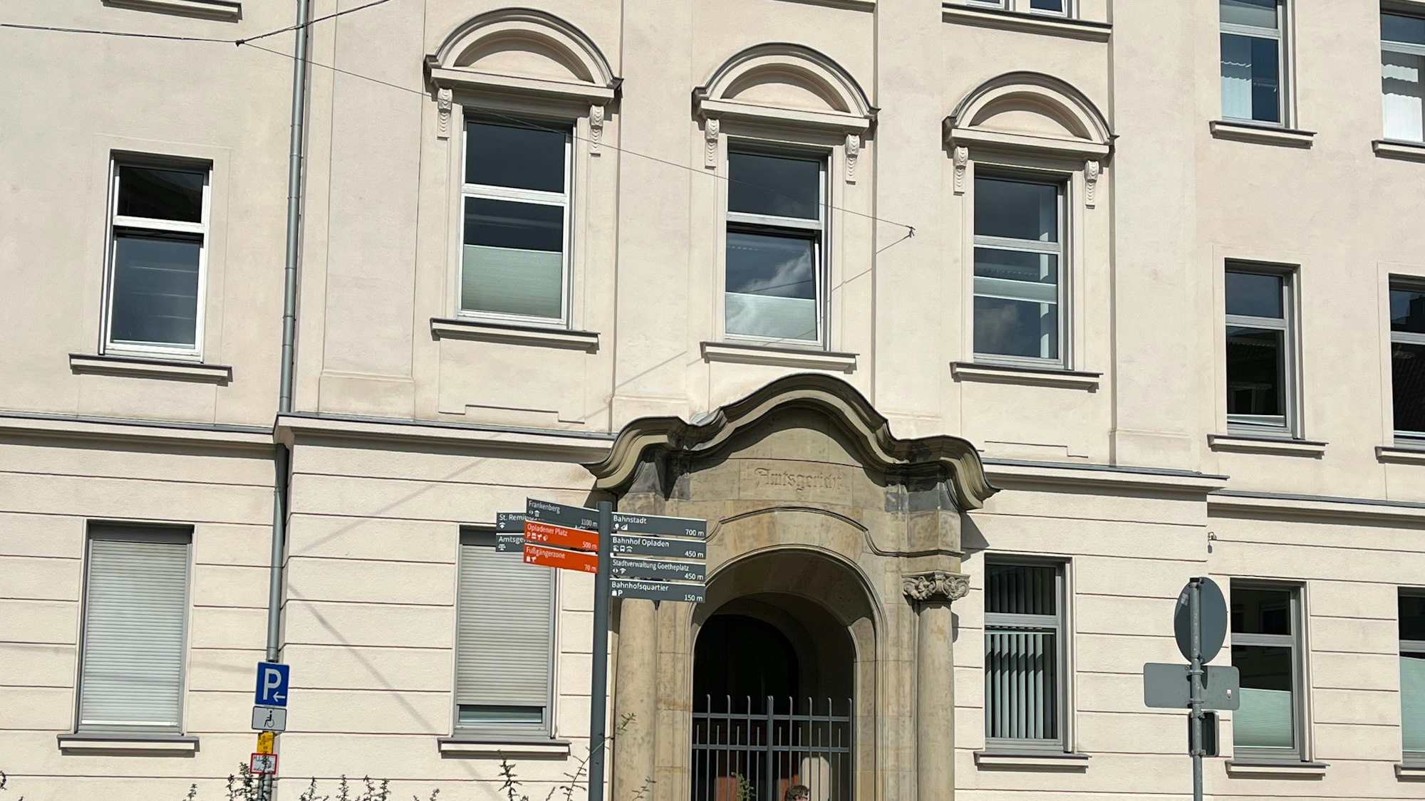 Der Altbau des Amtsgerichts in Opladen