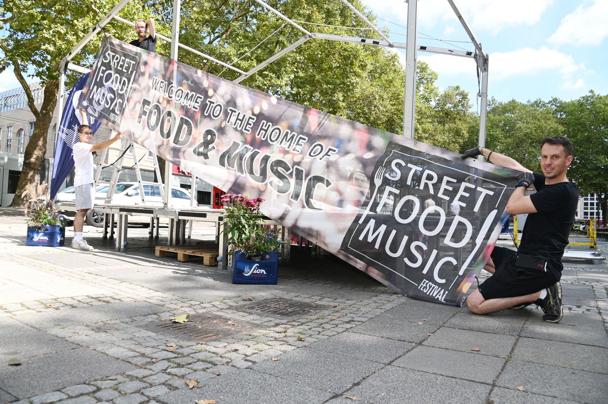 Streetfood Music Festival auf dem Neumarkt
