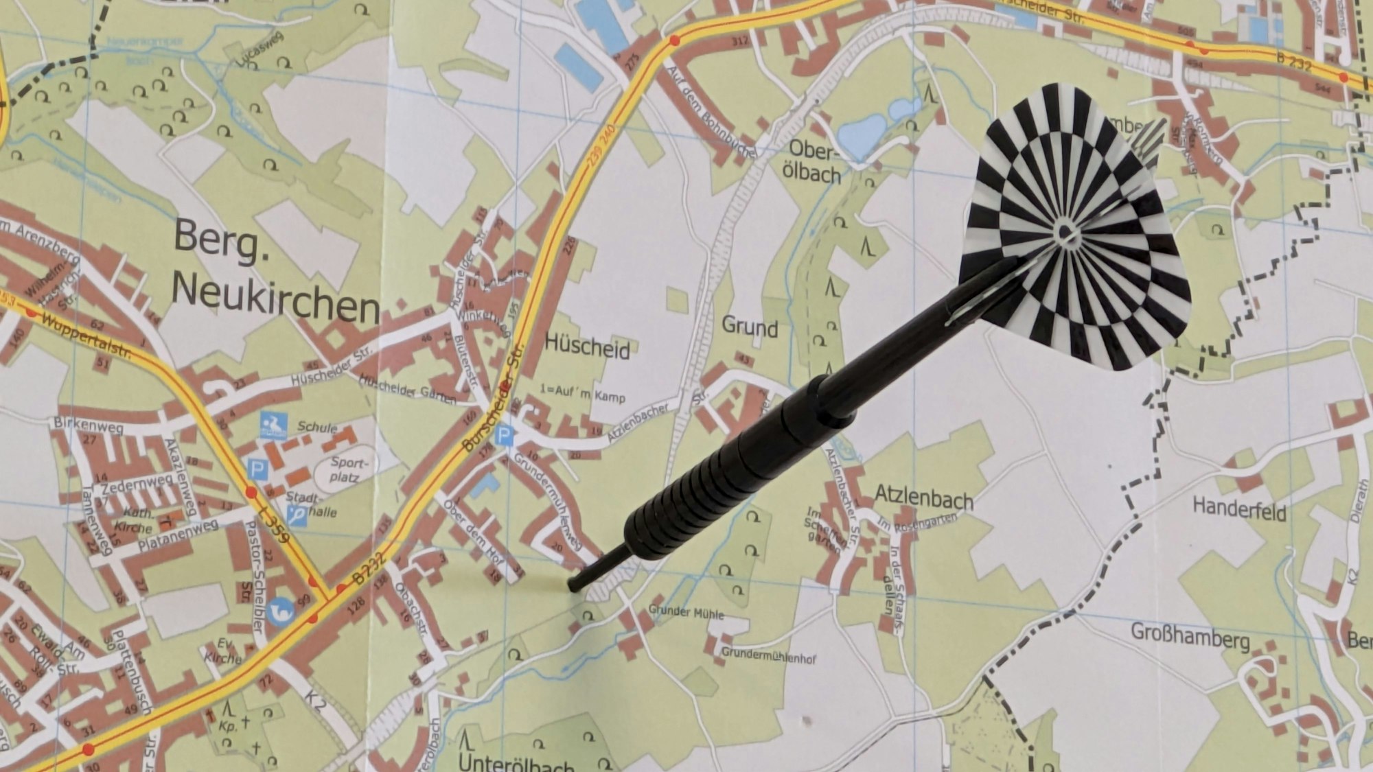 Dartpfeil-Reportage aus Grunder Mühle.