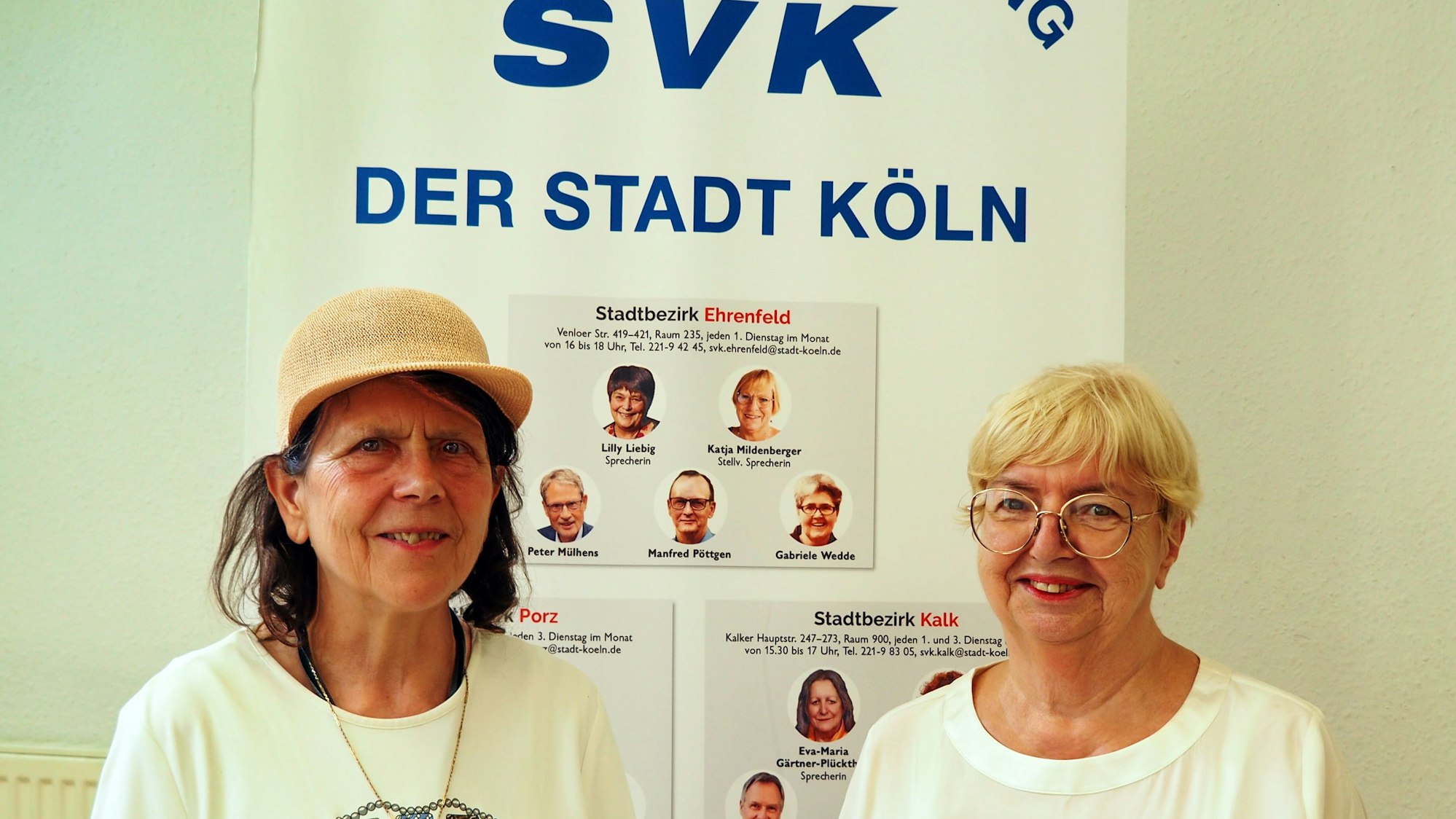 Christiane Kölhler und Felicitas Vorpahl-Allweins und ihre Kollegen von der Seniorenvertretung kämpfen für bessere Wohnbedingungen für ältere Menschen.