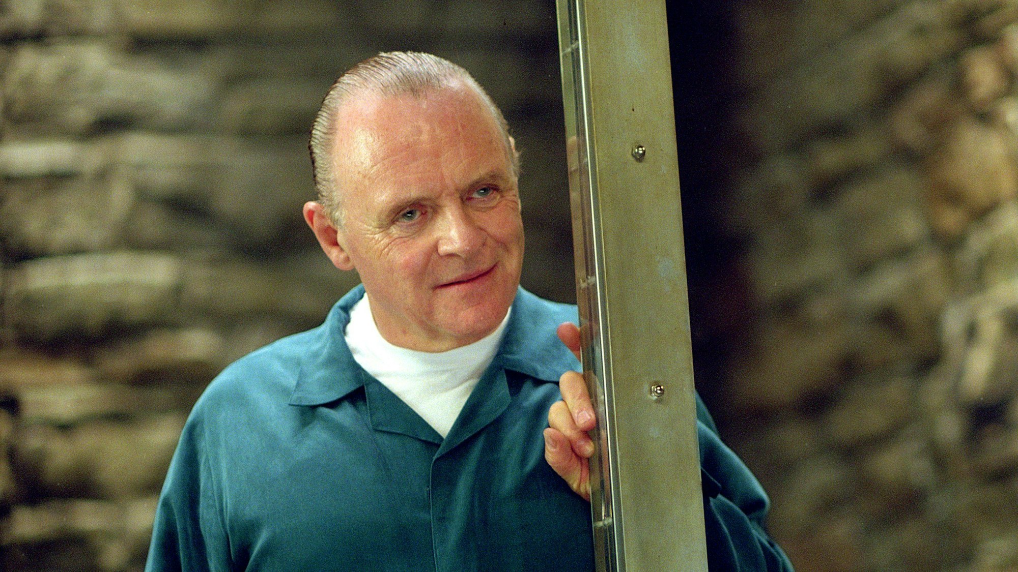 Serienkiller Hannibal Lecter (Anthony Hopkins) steht in einer Szene aus dem neuen Kinofilm ‚Roter Drache‘ hinter der Glasscheibe in seiner Gefängniszelle. Donald Trump nimmt immer wieder Bezug auf den fiktiven Buch- und Filmcharakter.