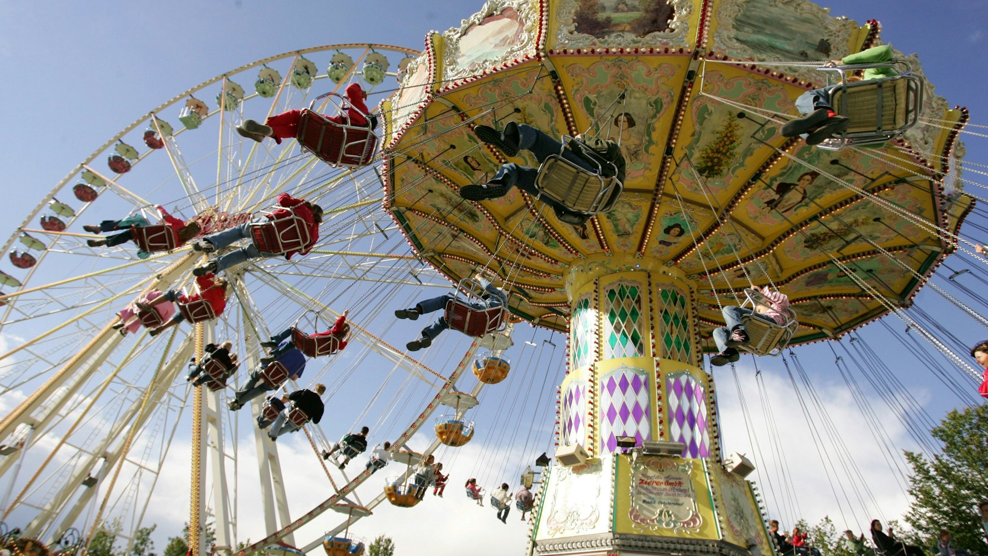 Ein Bild von der Kirmes.