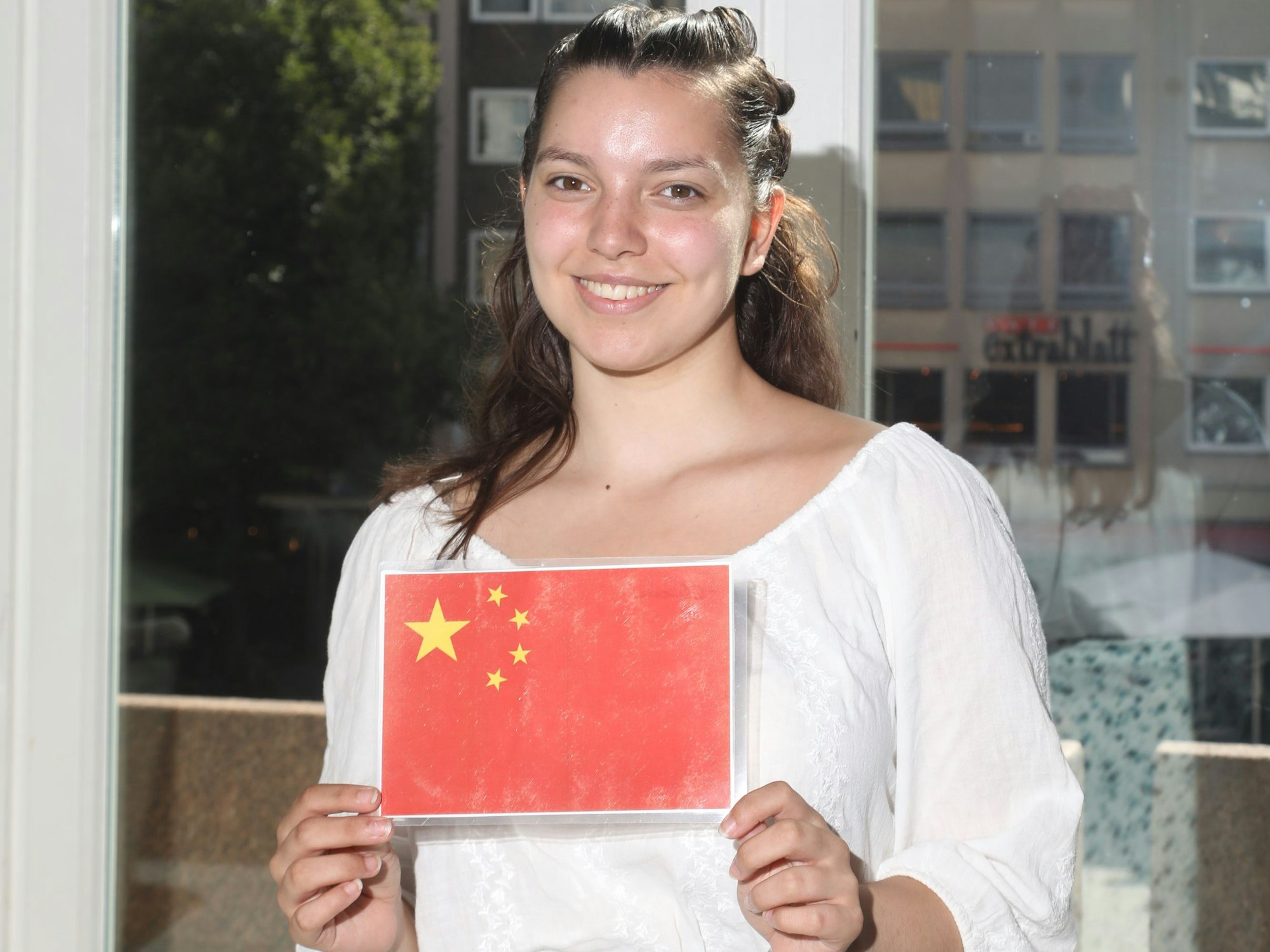 Sherin Ayadin (18) fährt für 10 Monate in die Partnerstadt Xi'An in China.