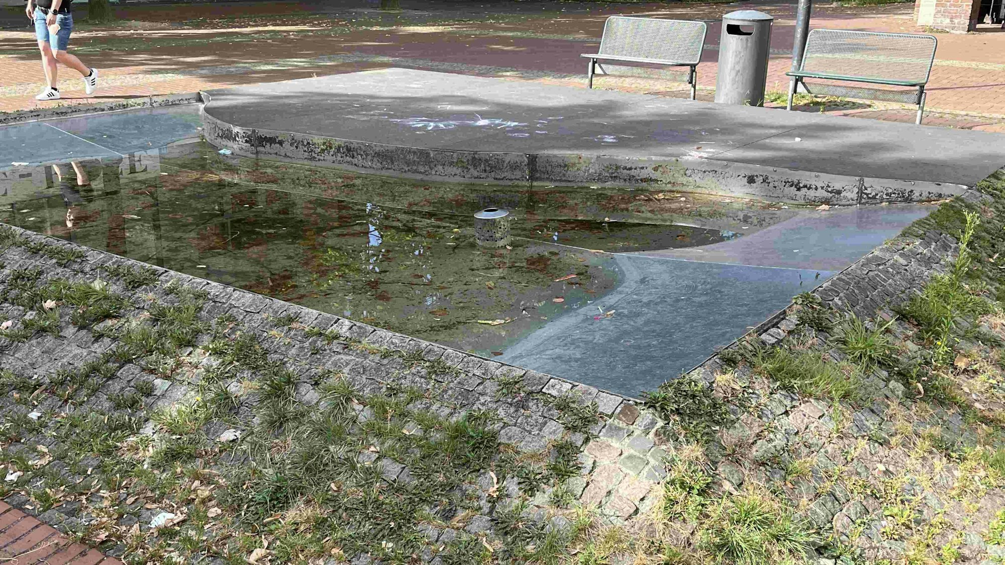 Der Brunnen im Brückerfeld.