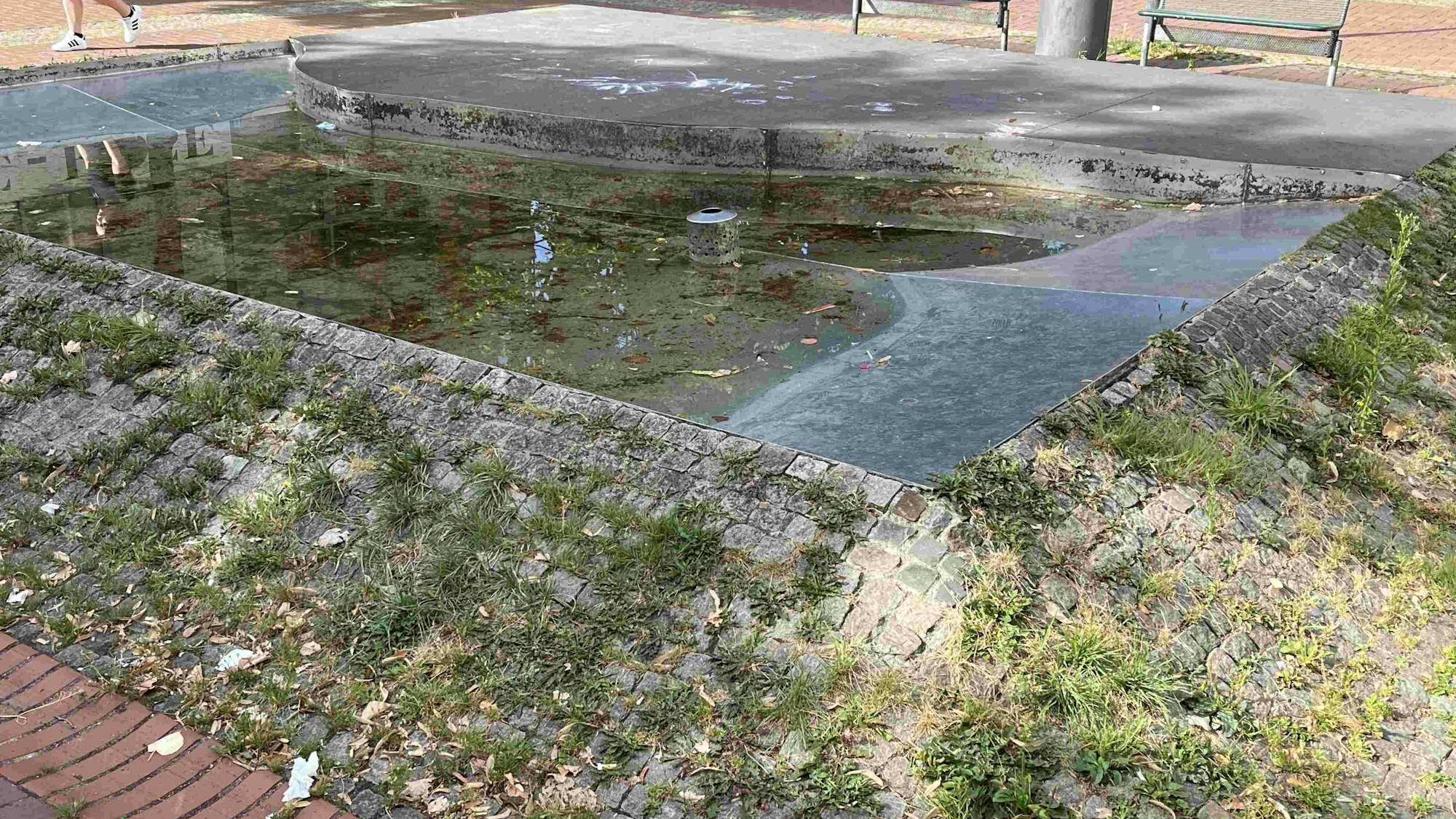 Der Brunnen im Brückerfeld entwickele sich immer mehr zum „Schandfleck“ meint die Bürgerliste Witzhelden.