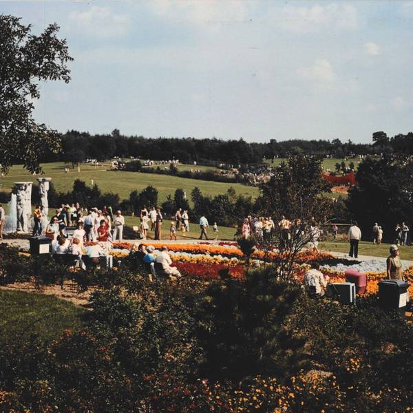 Blütenmeer und ganz viel Rasen: Die Landesgartenschau 1974.