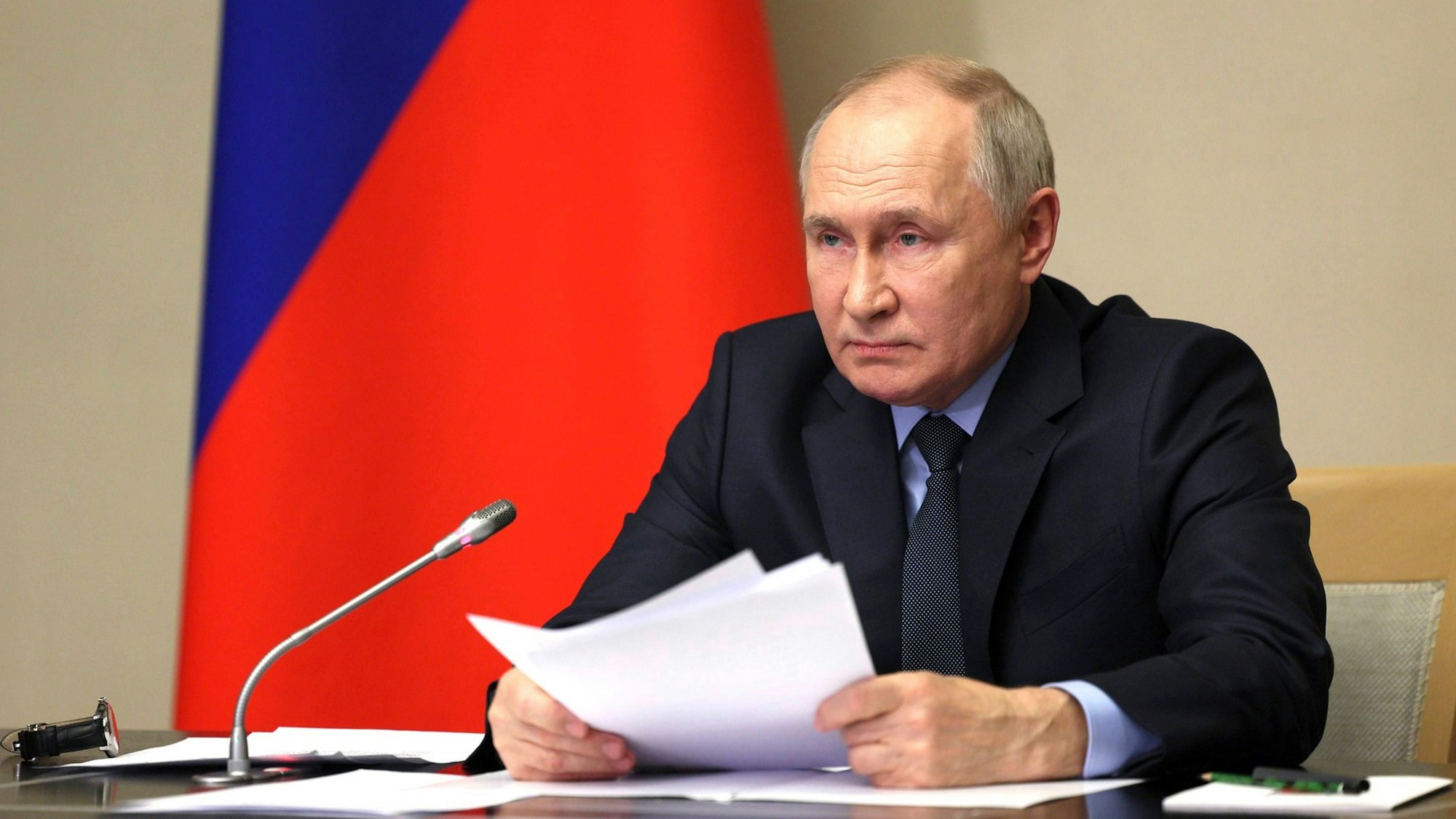 Kremlchef Wladimir Putin. Nach versuchten Einbrüchen in Wasserversorgungssysteme in NRW sehen viele Experten Russland als möglichen Drahtzieher. (Archivbild)