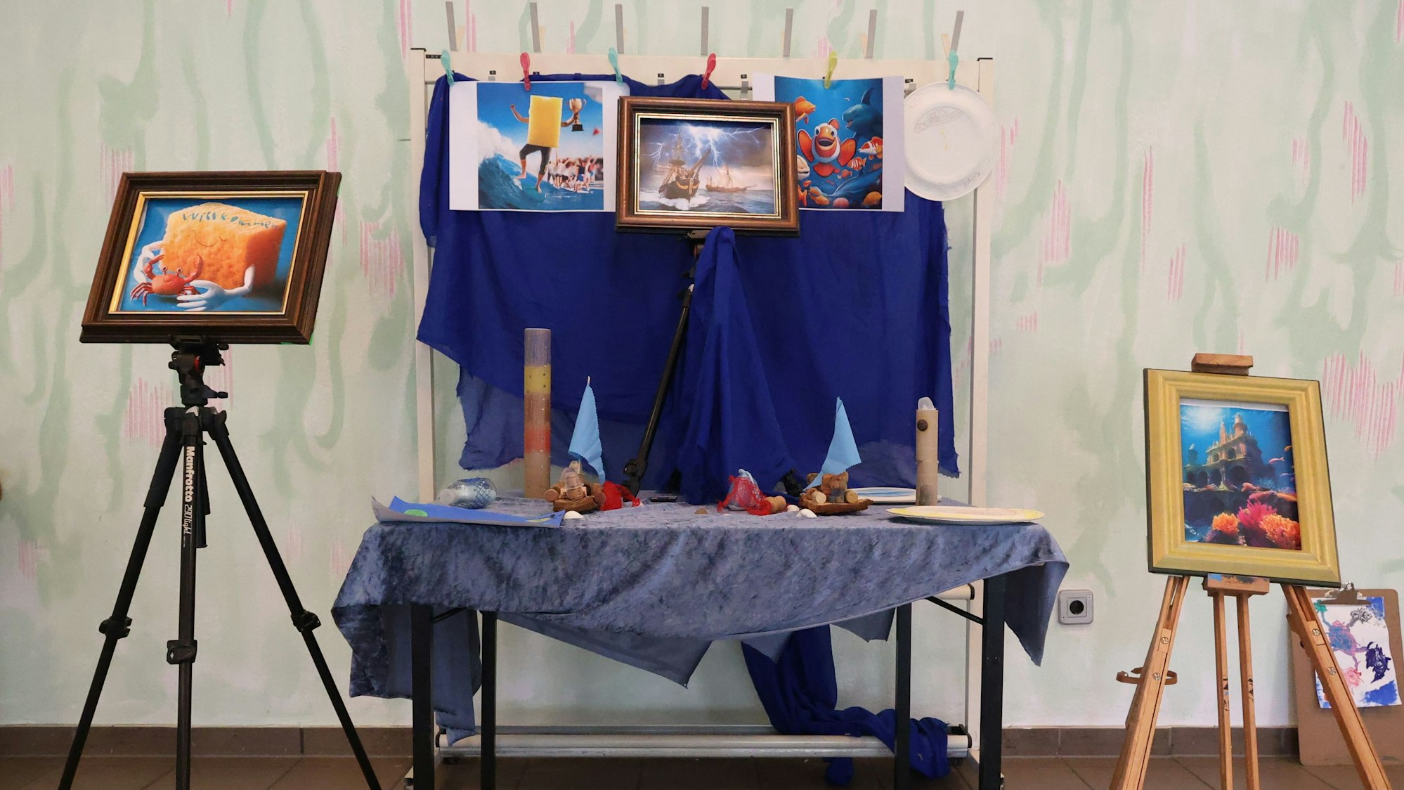 KI-generierte Bilder vom „Sommer im Museum“