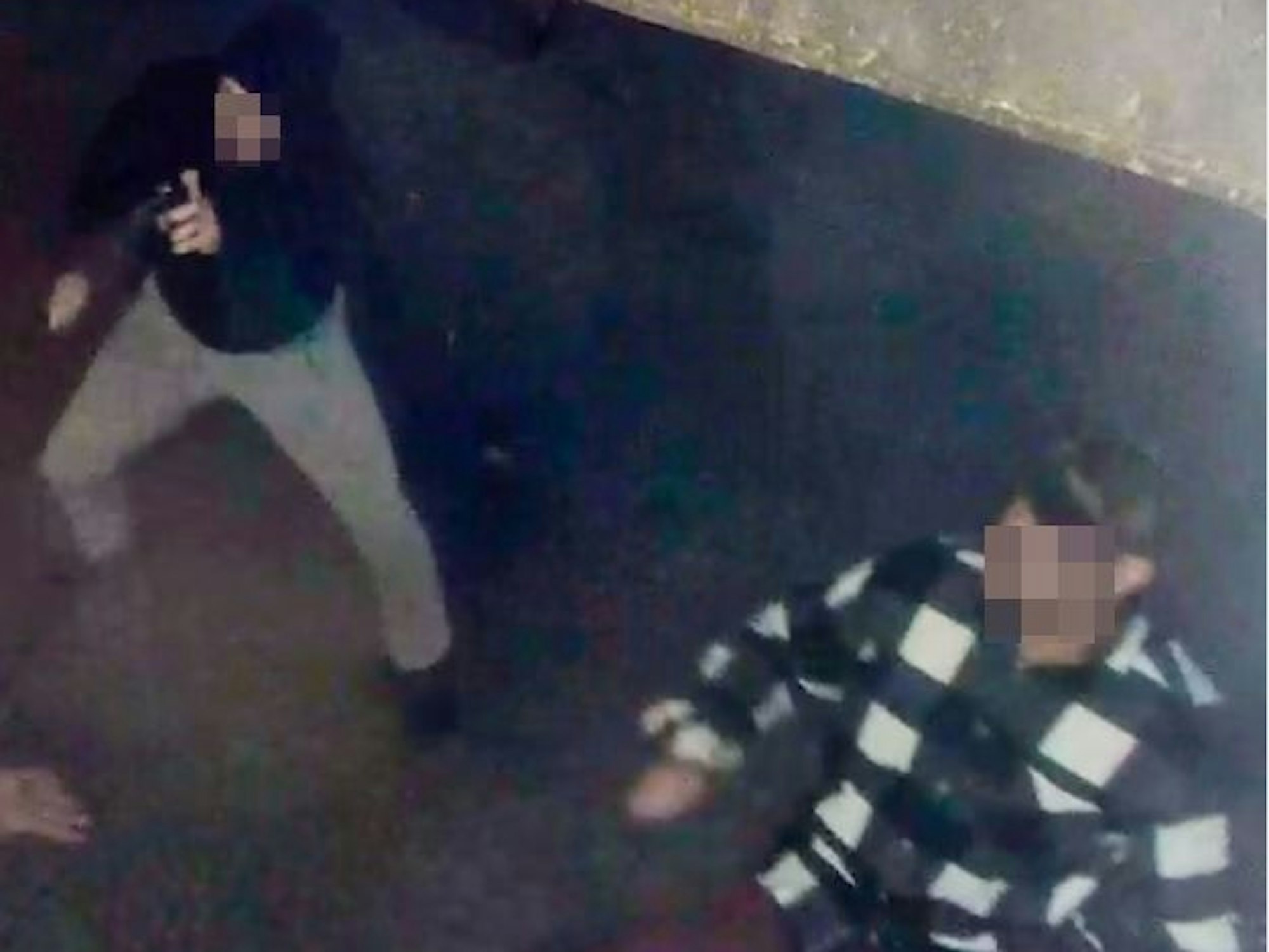 Mit diesem Foto fahndete die Polizei kurz nach dem Geschehen.
