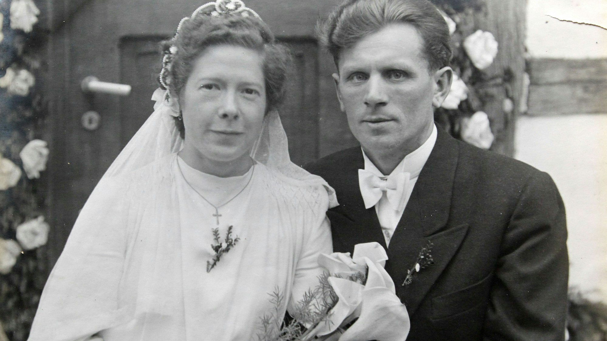Christine und Alois Harich bei der Hochzeit im Jahr 1949.