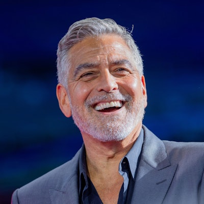 George Clooney, US-amerikanischer Schauspieler, spricht beim Internetkongress Digital X der Deutschen Telekom im Media Park.