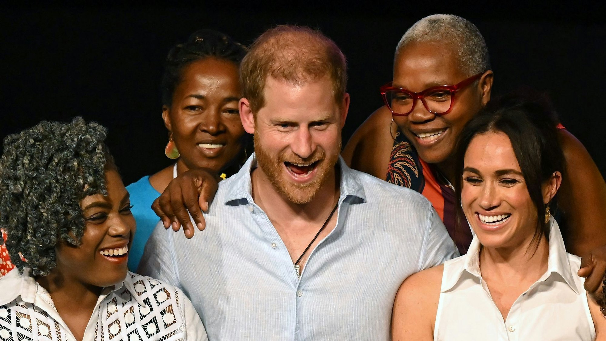 Herzogin Meghan und Prinz Harry bei einer Veranstaltung im August.
