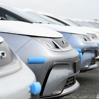 E-Autos der chinesischen Marke BYD. Die EU hat nun die Höhe der Zölle festgelegt.