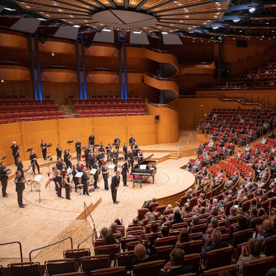 Der Saal der Philharmonie.