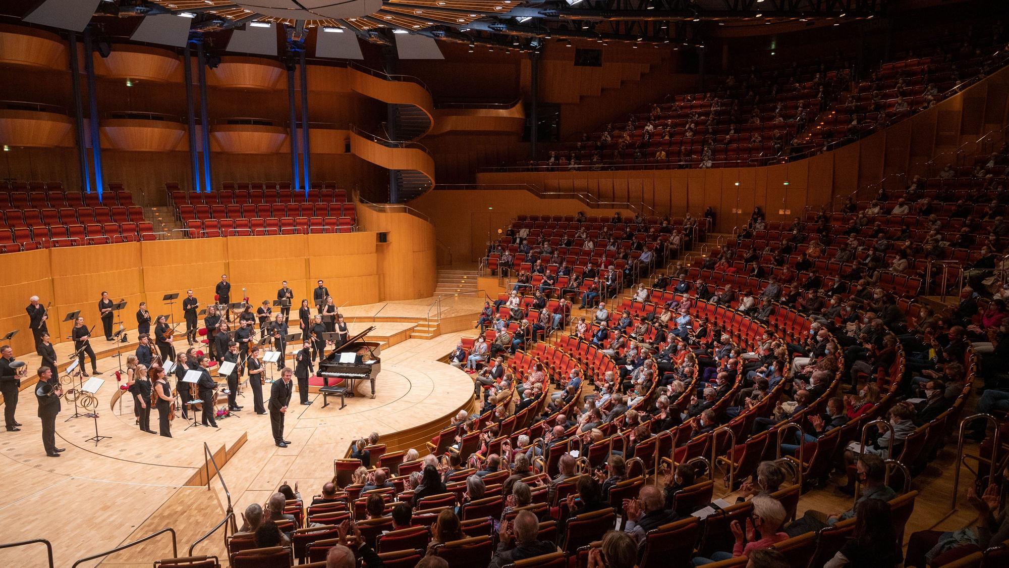 Der Saal der Philharmonie.