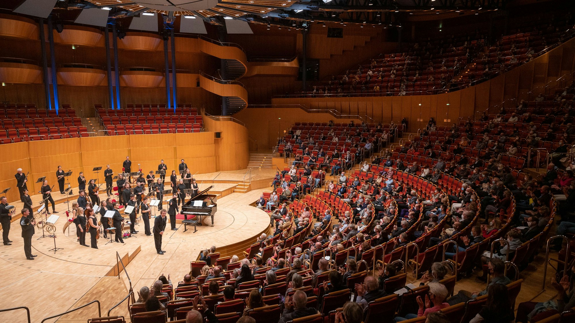 Der Saal der Philharmonie.