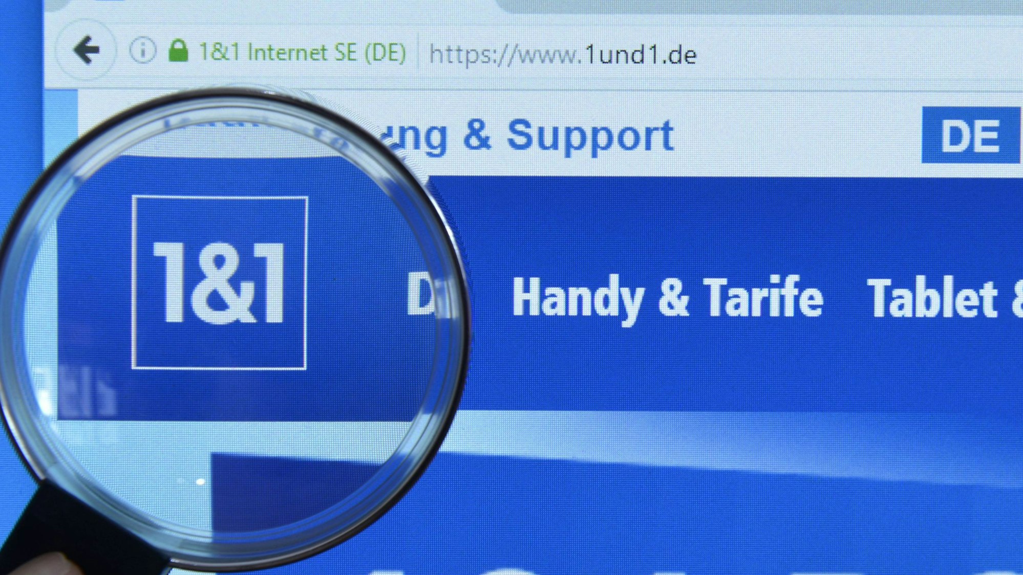 Bei 1&1 gibt es derzeit eine Störung. (Symbolbild)