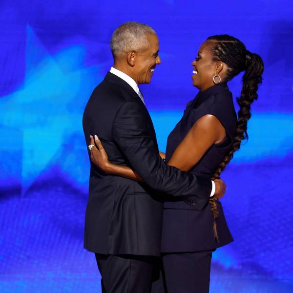 Der ehemalige US-Präsident Barack Obama und die ehemalige First Lady Michelle Obama wurden bei der Democratic National Convention gefeiert.