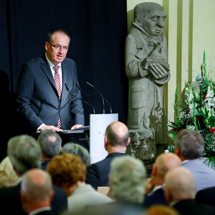 Stephan Neuheuser bei seiner Amtseinführung im Kölner Oberlandesgericht am Mittwoch (21.08.2024).
