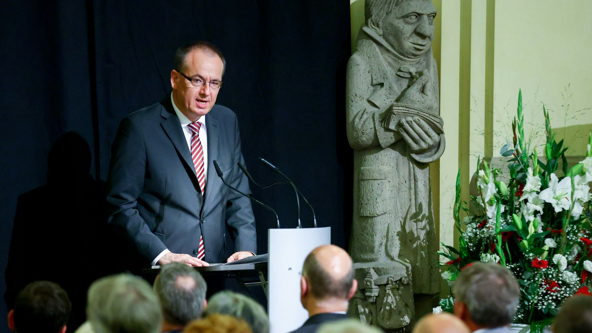 Stephan Neuheuser bei seiner Amtseinführung im Kölner Oberlandesgericht am Mittwoch (21.08.2024).