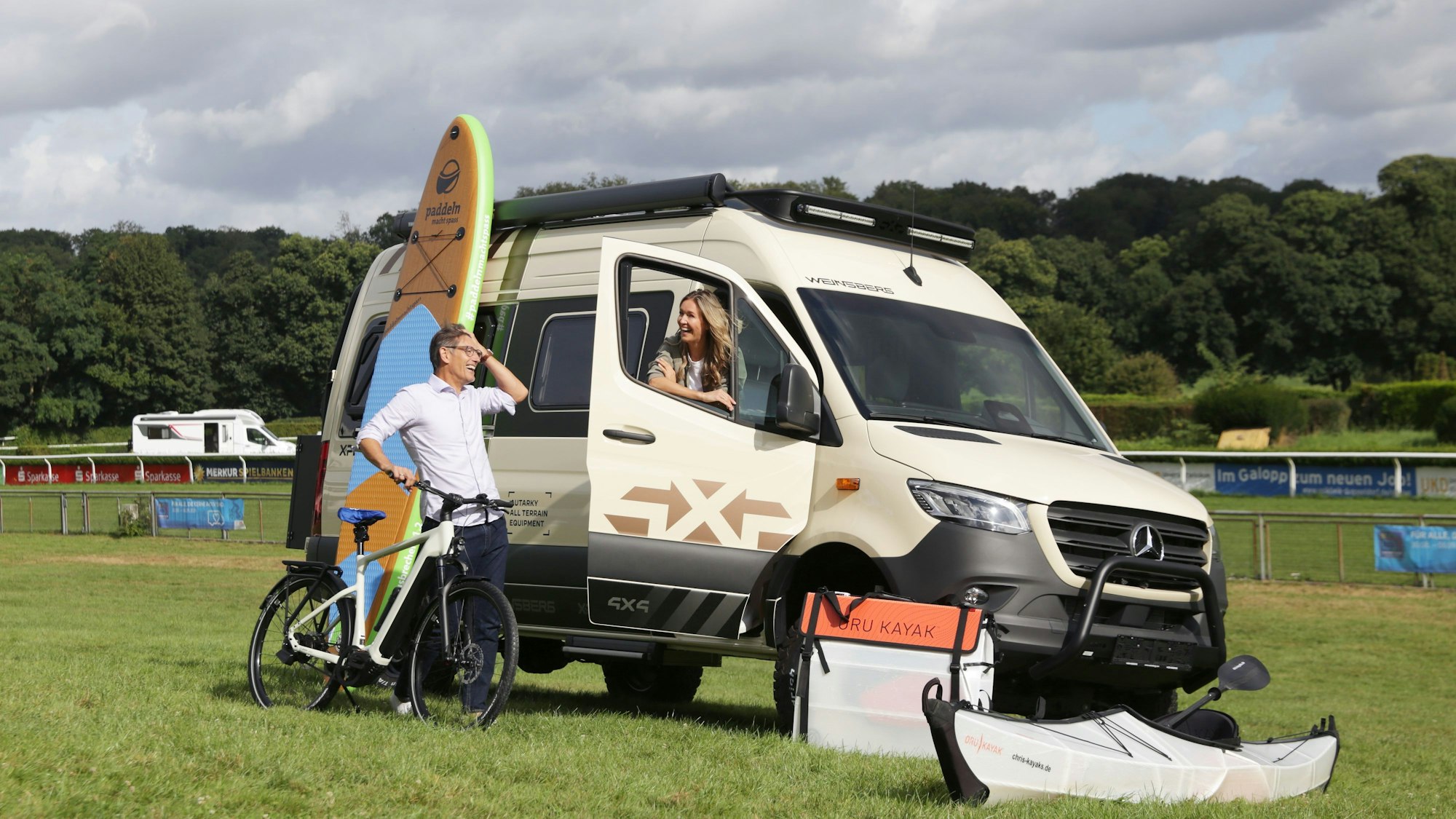 Geländegängige, kompakte Wohnmobile wie dieser Sprinter liegen voll im Trend