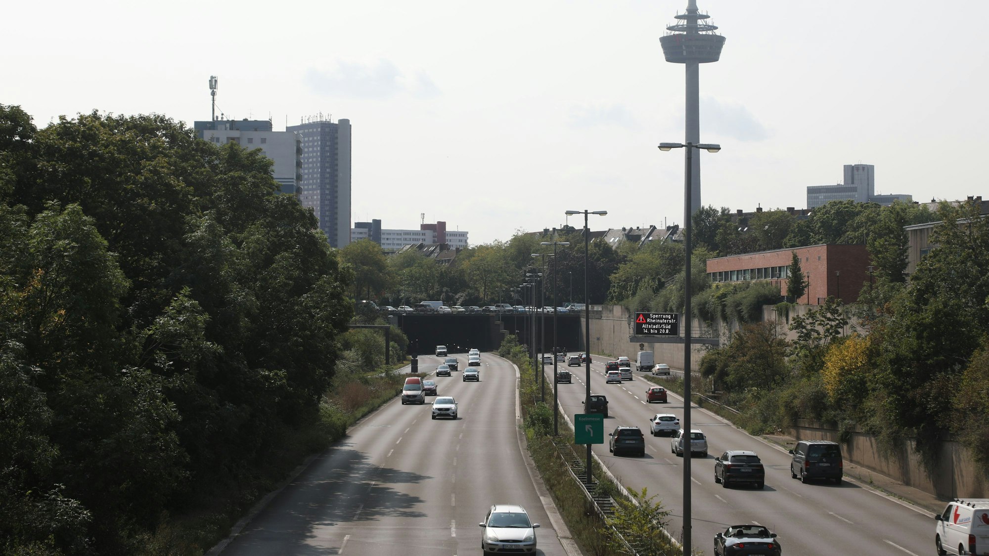 Der Tunnel an der Herkulesstraße