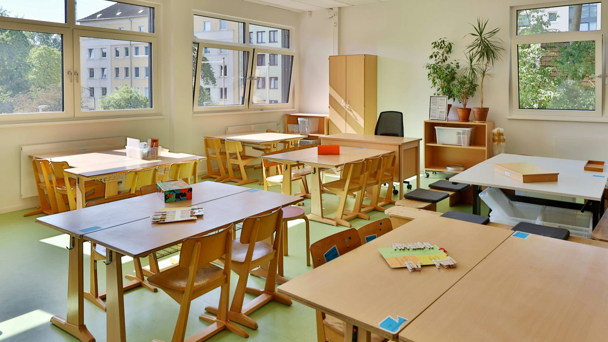 Klassenraum einer Grundschule