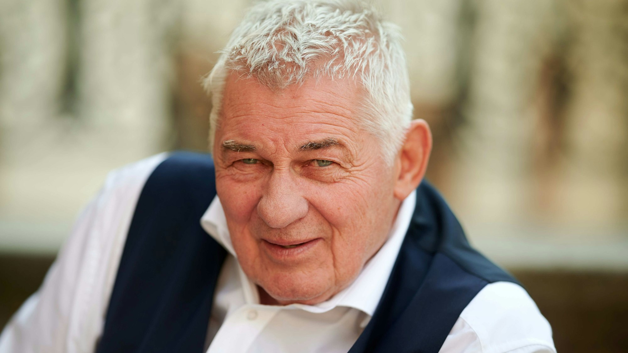 Der Schauspieler Heinz Hoenig bei einem Fototermin zur Serie „Verbotene Liebe - Next Generation“.