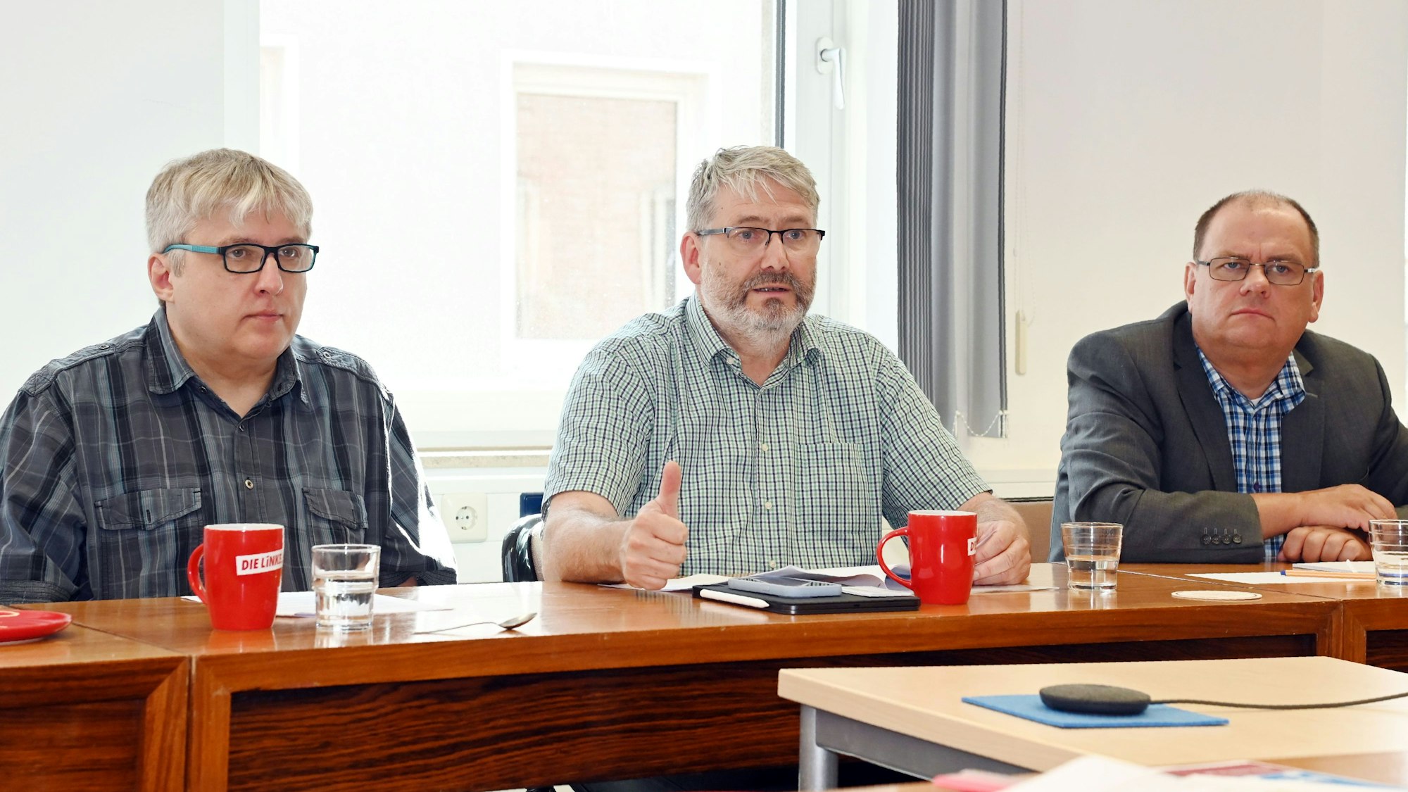 Albert Meinhard, Prof. Dr. Volker Stölting, Michael Weisenstein (v.l.)