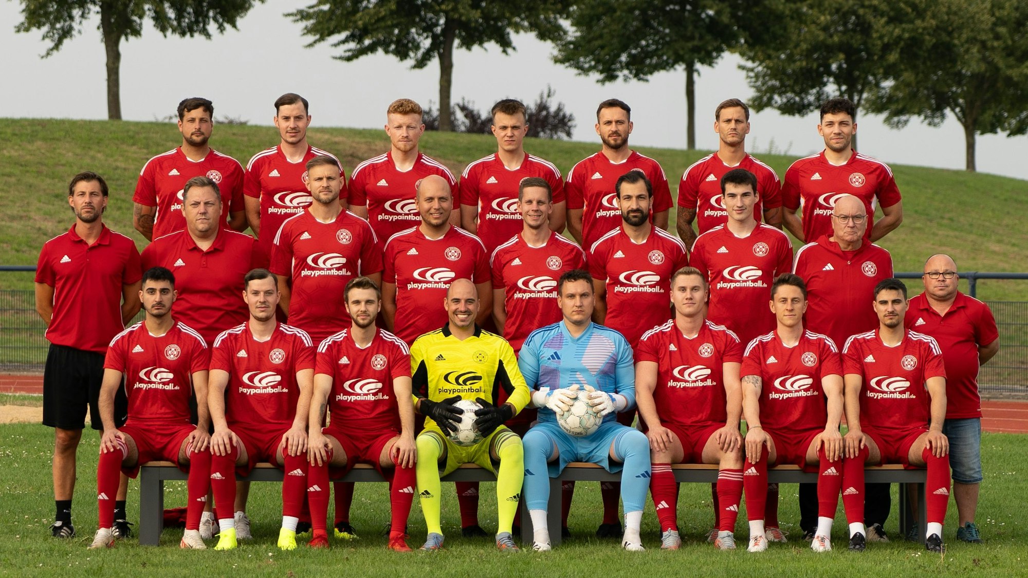 Das Bild zeigt die Mannschaft des TuS Zülpich II.