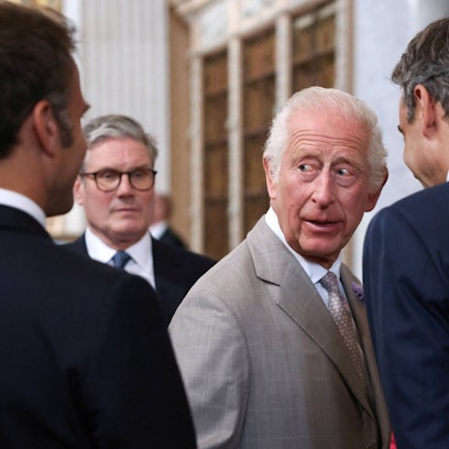 König Charles III. bei einem öffentlichen Auftritt in England.