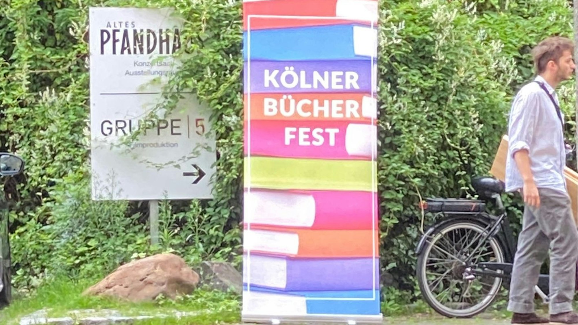 Werbung für das Kölner Bücherfest 2023.