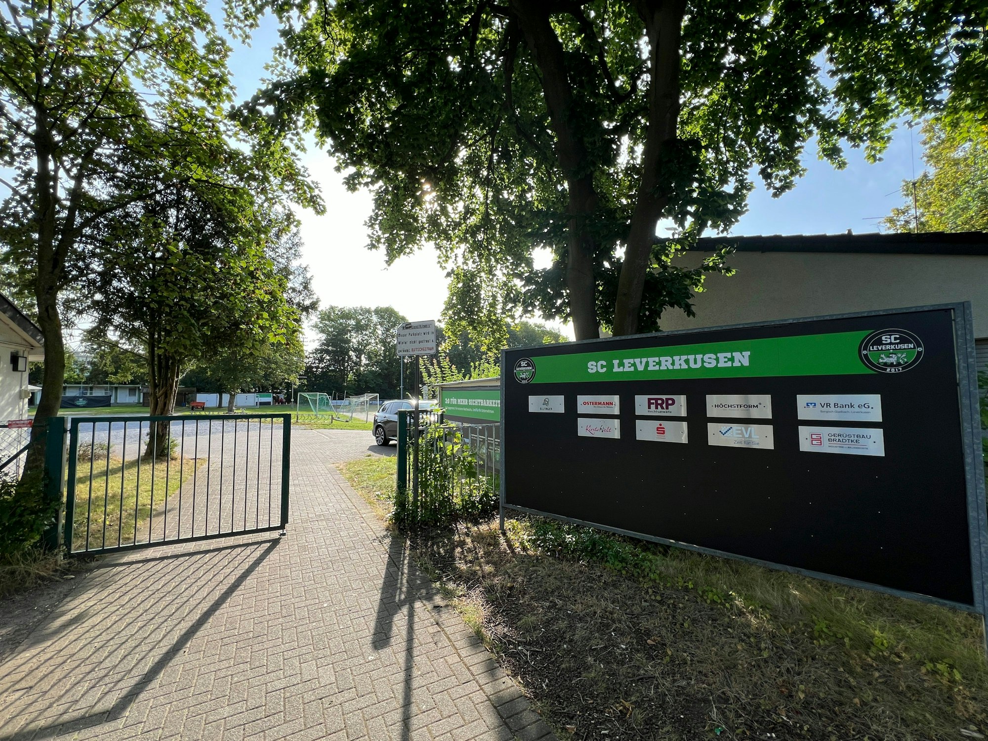 Platz des SC Leverkuse neben den Bayer-Trainingsplätzenn. Foto: Ralf Krieger