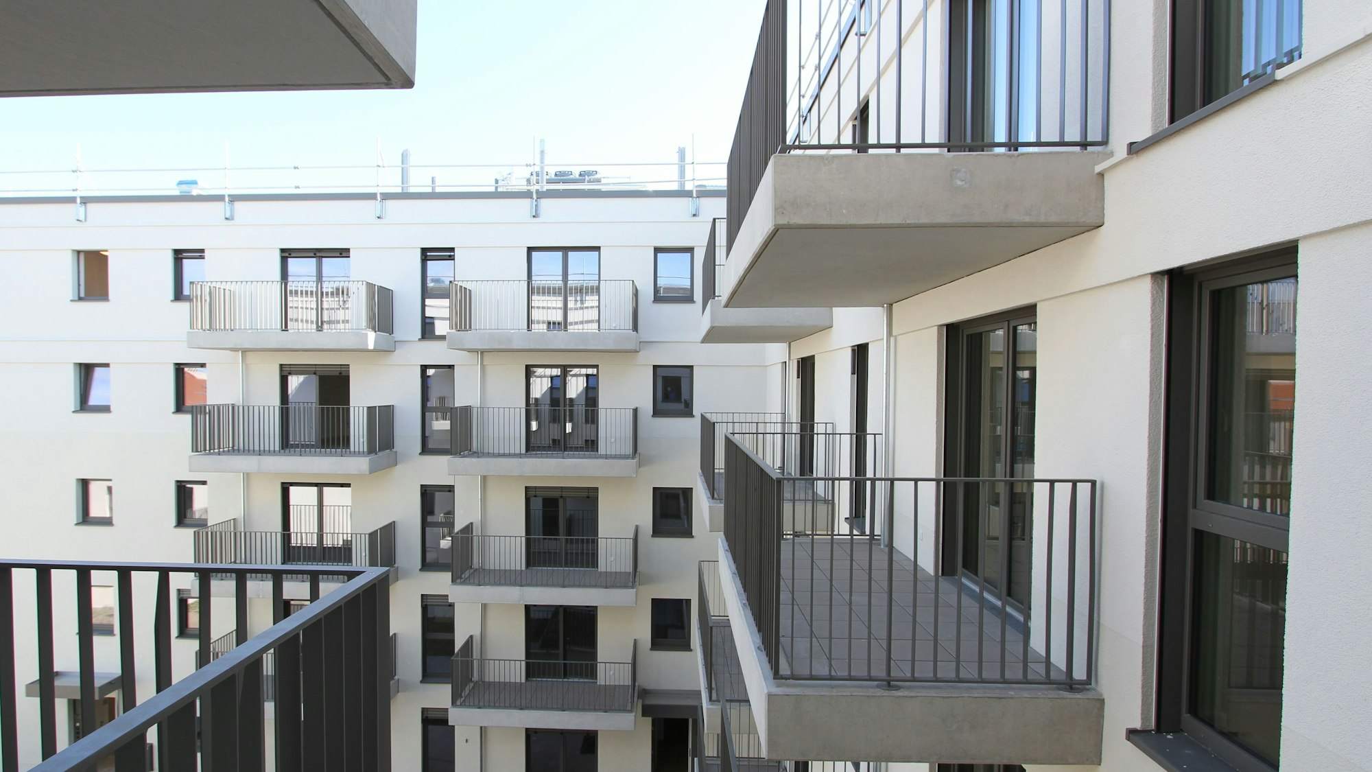 Kaiser-Carré an der Siegburger Kaiserstraße, Innenhof