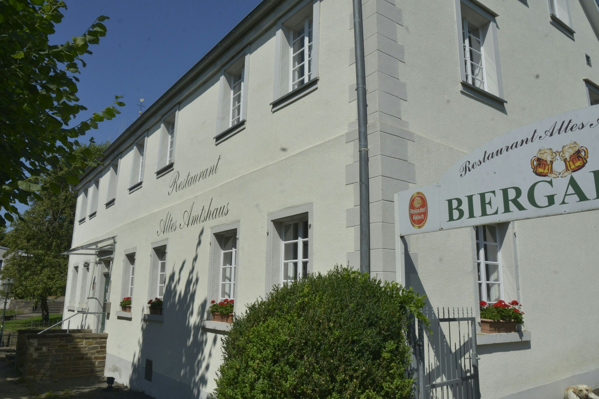 Das Alte Amtshaus, hier die Außenansicht von der Front, steht unter Denkmalschutz.