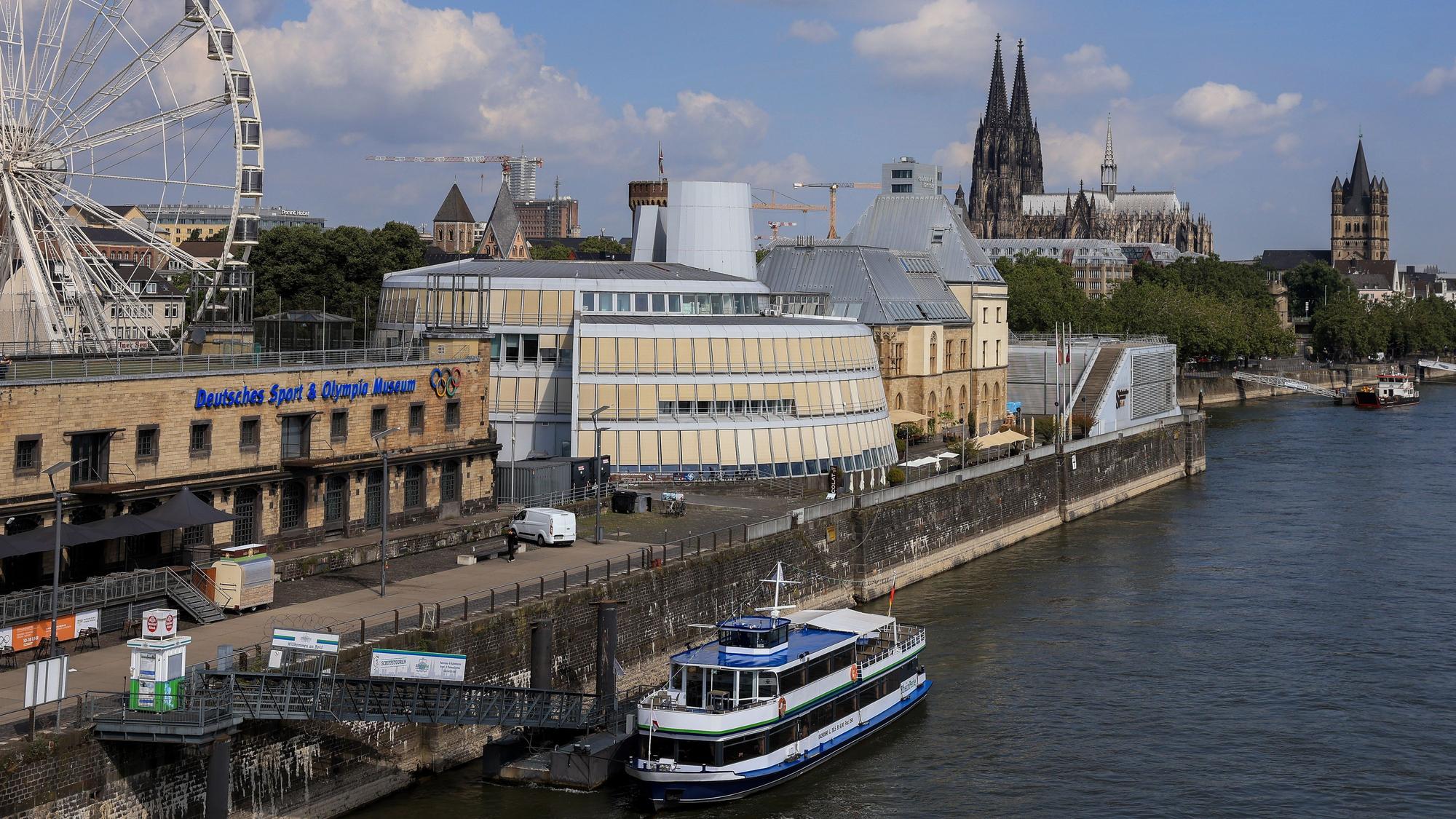 Stadtpanorama Köln mit Schokoladenmuseum