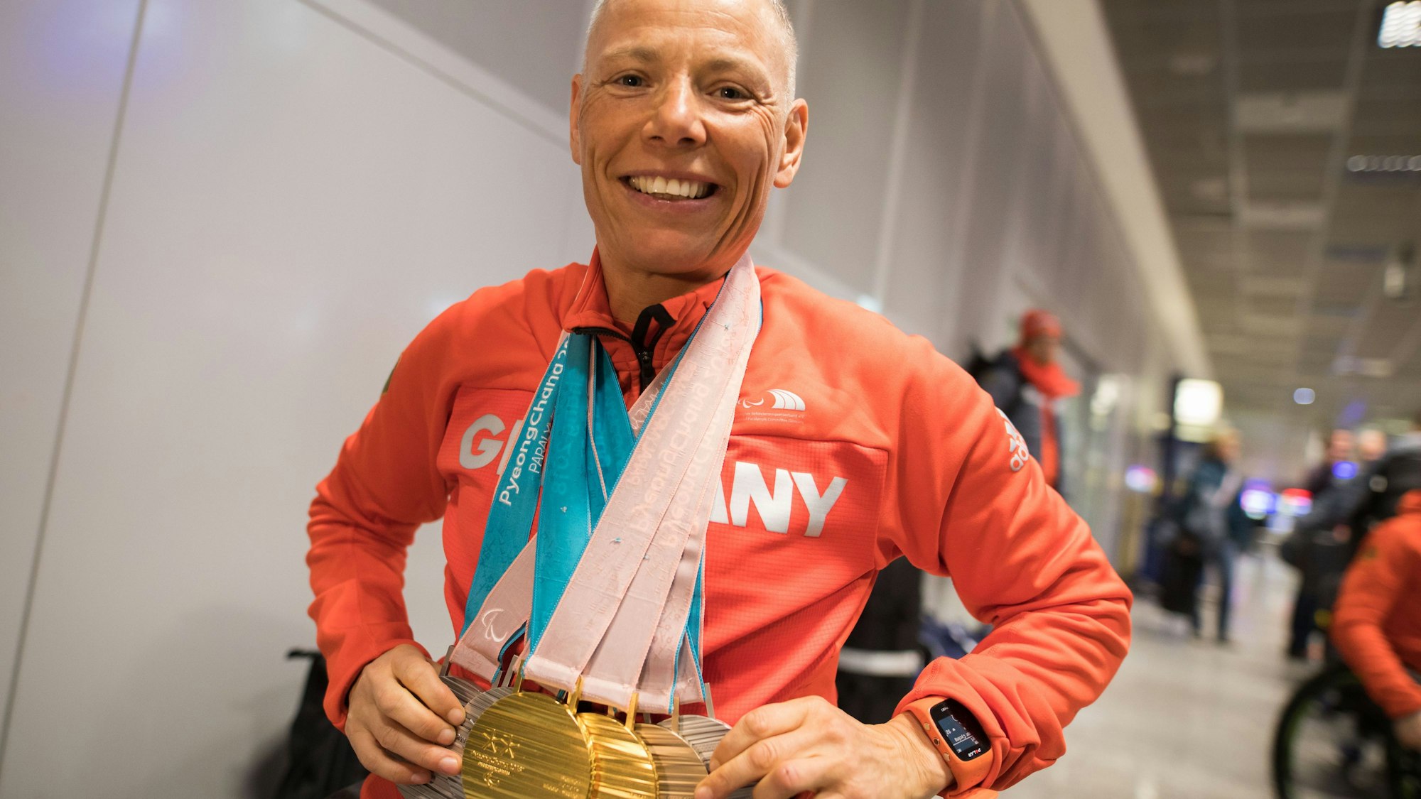 Andrea Eskau aus Elsdorf möchte ihre Medaillensammlung vergrößern.