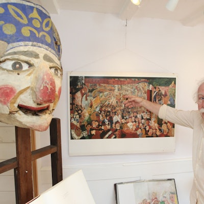 Am kommenden Wochenende (31. August und 1. September) eröffnet Burkard Sondermeier in seinem Kunsthaus in Seelscheid die Ausstellung über den belgischen Maler James Ensor.