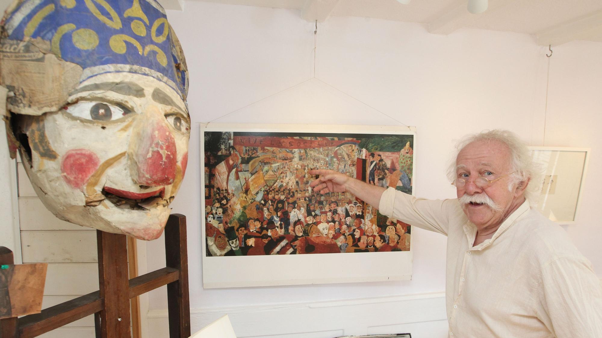Am kommenden Wochenende (31. August und 1. September) eröffnet Burkard Sondermeier in seinem Kunsthaus in Seelscheid die Ausstellung über den belgischen Maler James Ensor.