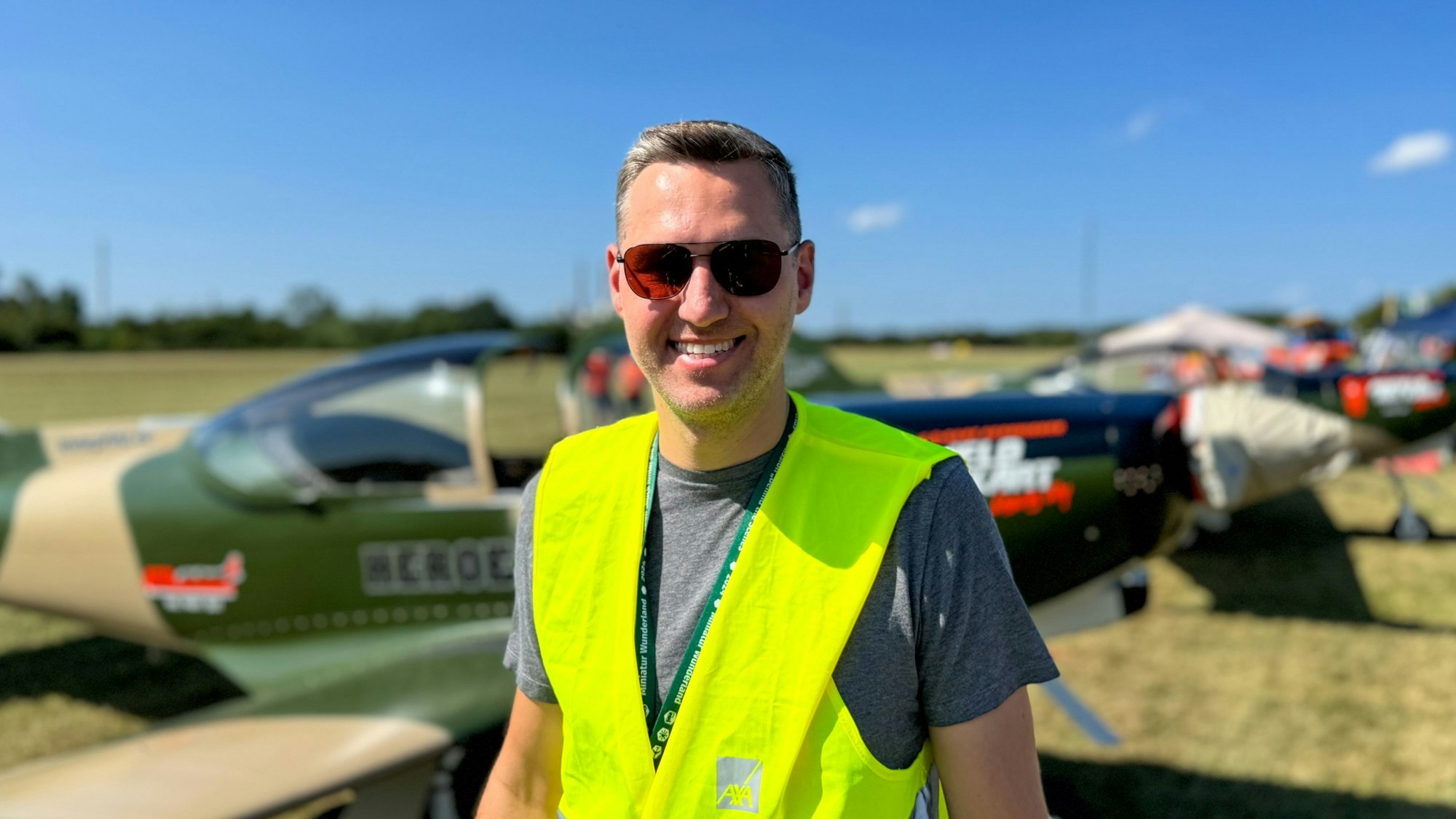 Flugplatzfest-Sprecher Alexander Erven