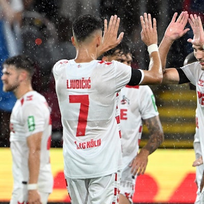 Die FC-Profis Dejan Ljubicic und Tim Lemperle landeten am Samstagabend auch persönliche Befreiungsschläge.