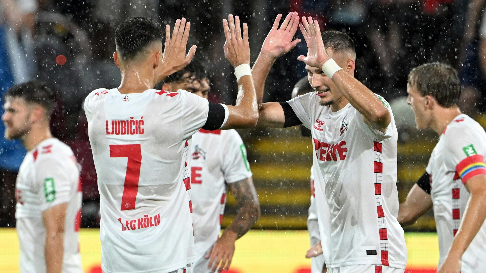 Die FC-Profis Dejan Ljubicic und Tim Lemperle landeten am Samstagabend auch persönliche Befreiungsschläge.