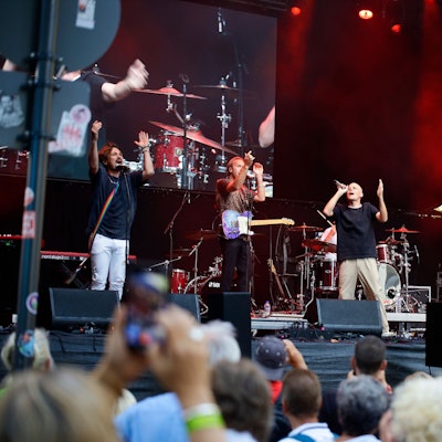 Cat Ballou beim „Arsch huh“-Konzert.