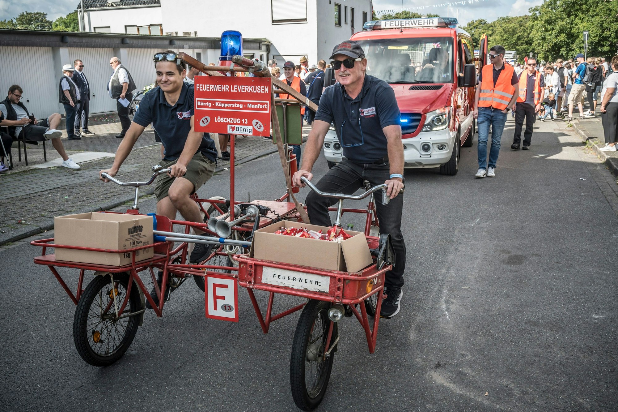 beim Umzug J.K.G. Fidelio Bürrig. Foto: Ralf Krieger