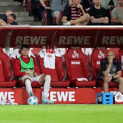 Stürmer Jaka Cuber Potocnik wartete am Samstagabend trotz deutlicher Kölner Führung vergeblich auf seine Einwechslung.